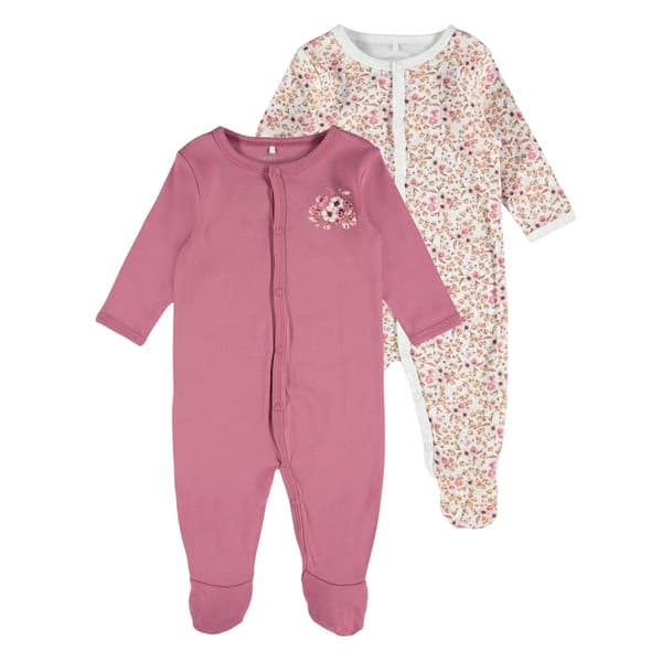 Name It Baby Långärmad Pyjamas med Rund Hals (2-pack)