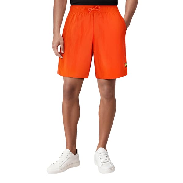 Lyle & Scott Herr Grosgrain Broderad Logotyp Badshorts