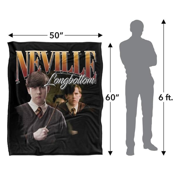 Harry Potter Silky Neville Longbottom Throw