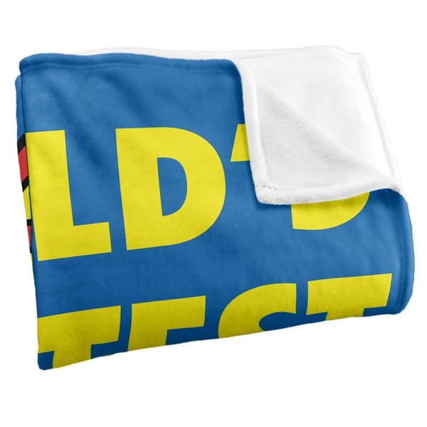 Superman World´s Greatest Dad Blanket