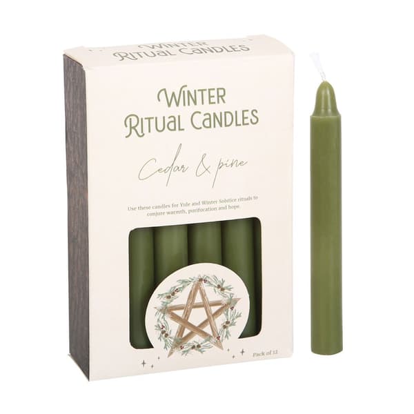 Something Different Vinterritual Ceder & Tall Förtrollningsljus (12-pack)