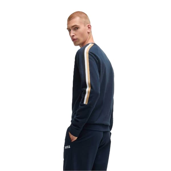 Boss Mens Stripe Sweatshirt
