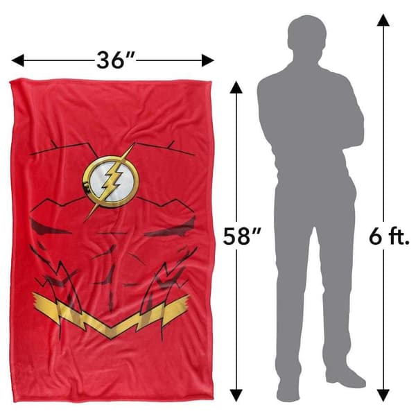 The Flash Costume Soft Touch Blanket