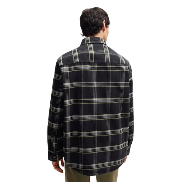 Hugo Mens Brushed Cotton Twill Oversized Overshirt