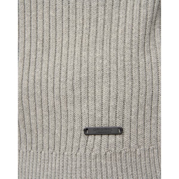 Crosshatch Mens Havaline Knitted Quarter Zip Pullover