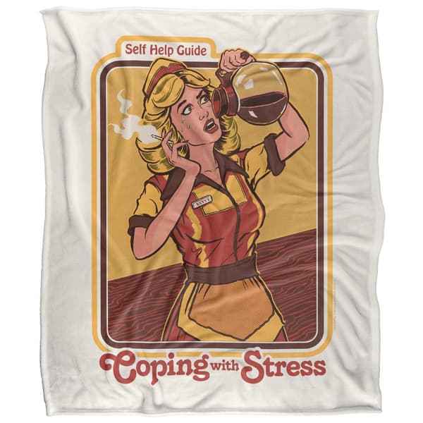 Steven Rhodes Coping With Stress Soft Touch Blanket