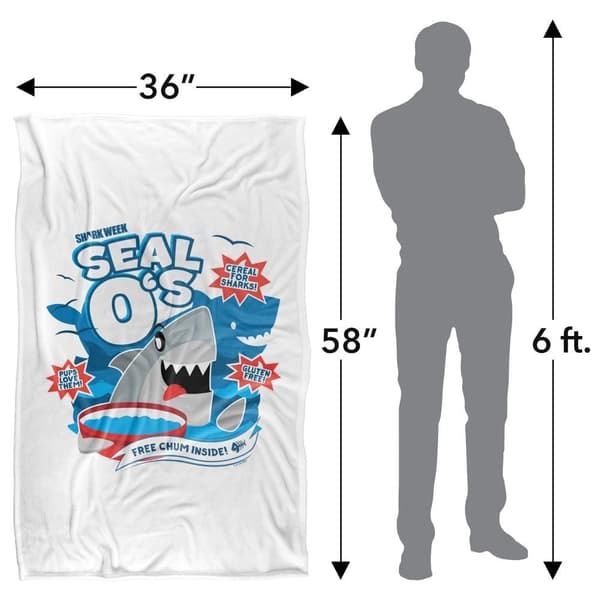 Shark Week Shark Cereal Soft Touch Blanket