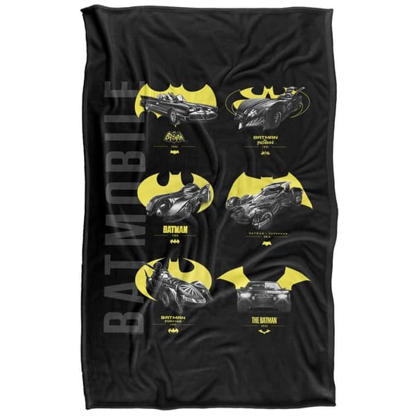 Batman Batmobile Polyester Mjuk Filt