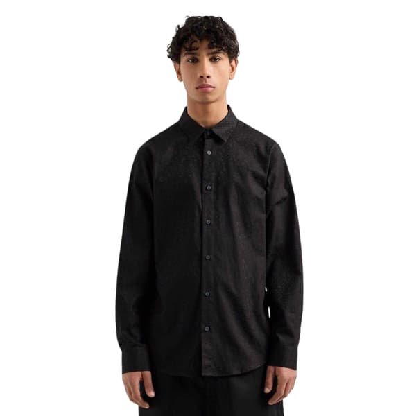 Armani Exchange Mens Regular Long-Sleeved Shirt