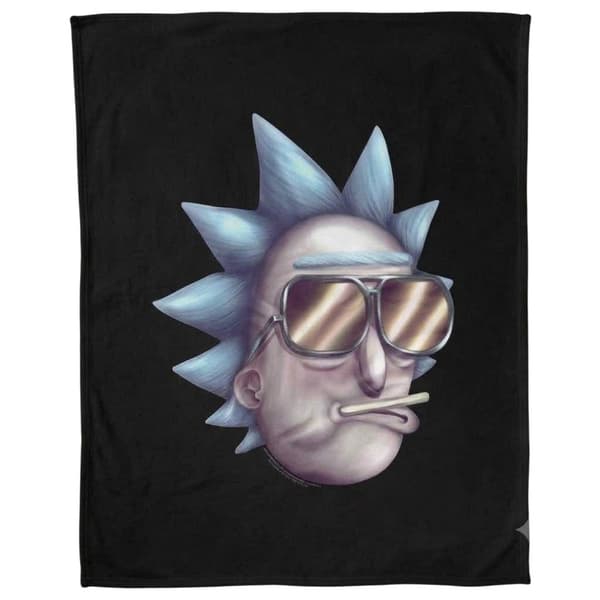 Rick And Morty Rick Sanchez Soft Touch Blanket