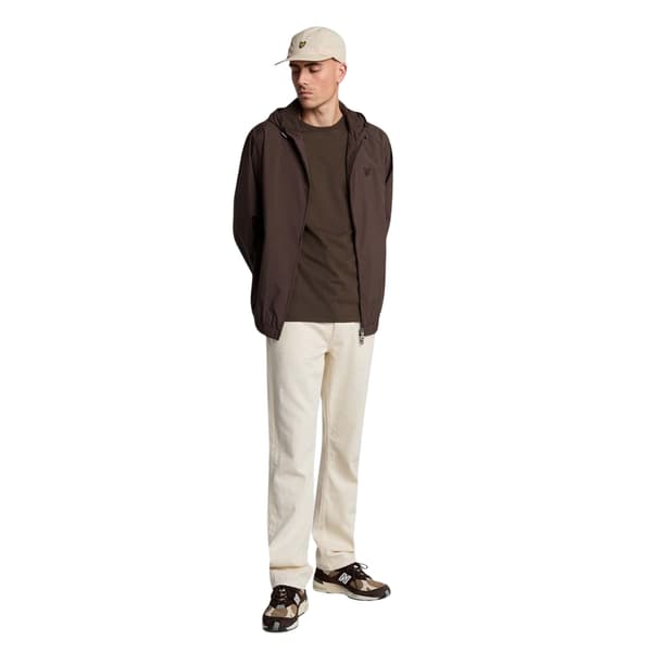 Lyle & Scott Herr Tonal Eagle Hooded Bomberjacka