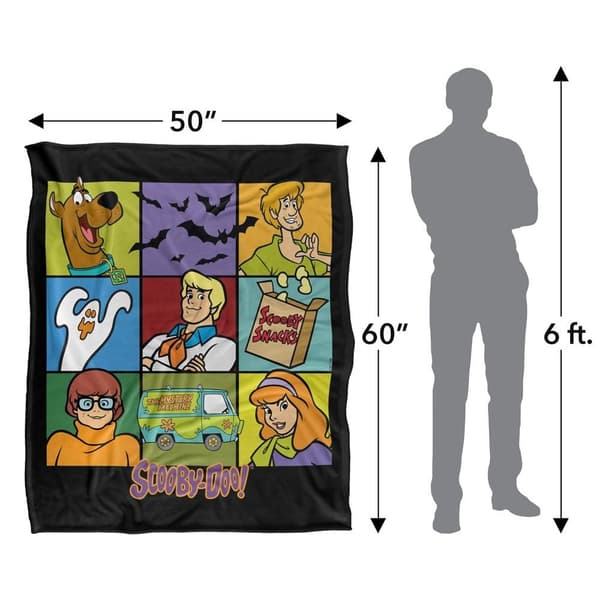 Scooby Doo Squares Supersoft Blanket