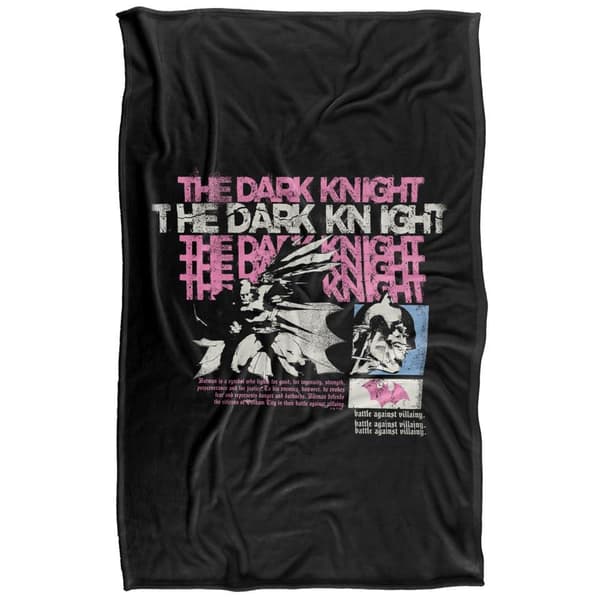 Batman: The Dark Knight Panels Soft Touch Blanket