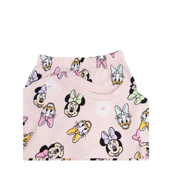 Disney Flickor Minnie Mouse Kortärmad Lång Pyjamas Set (2-pack)