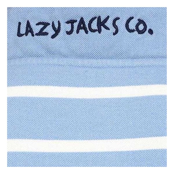 Lazy Jacks Randig Pikétröja för Herr