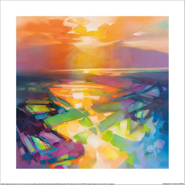 Scott Naismith Descending Light 1 Konsttryck