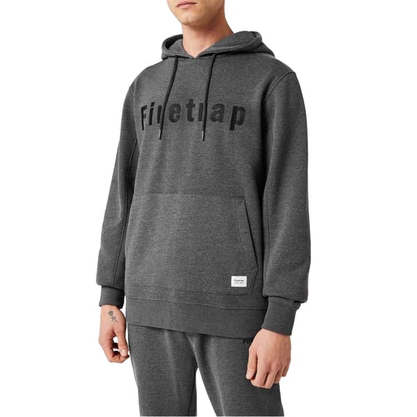 Firetrap Herr Grafisk Fleecetröja med huva