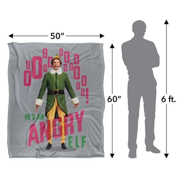 Elf He´s An Angry Soft Touch Blanket