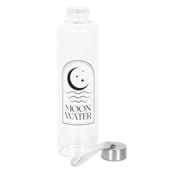 Something Different Crescent Moon Glass Water Bottle