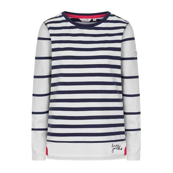 Lazy Jacks Womens/Ladies Stripe Pull Over Sweatshirt
