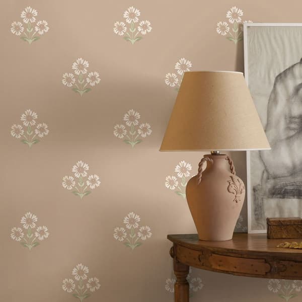 Holden Décor Daisy blommiga texturerade tapeter