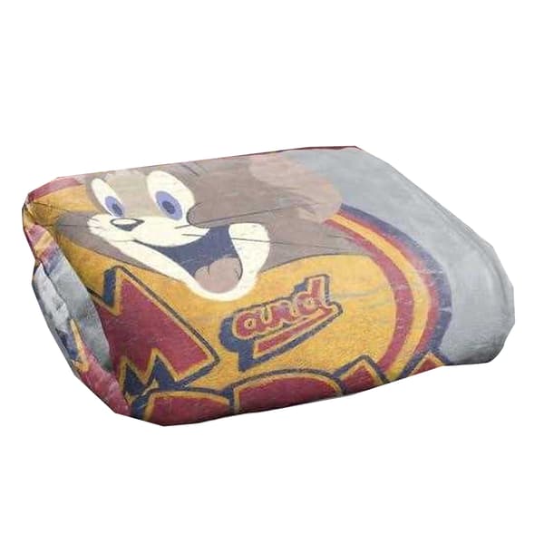 Tom And Jerry Water Damaged Soft Touch Blanket