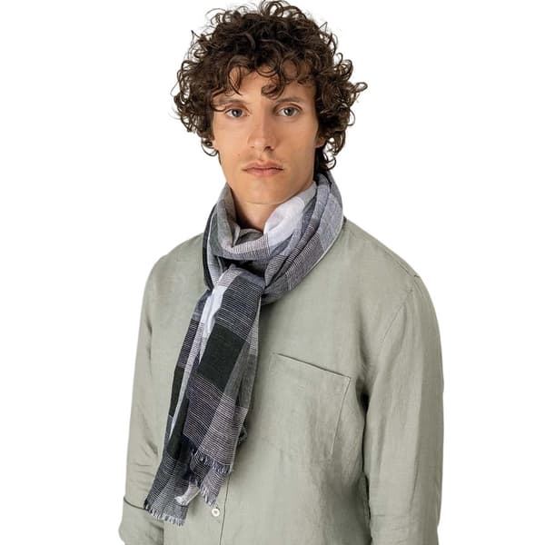 Spasso Checked Cotton Scarf