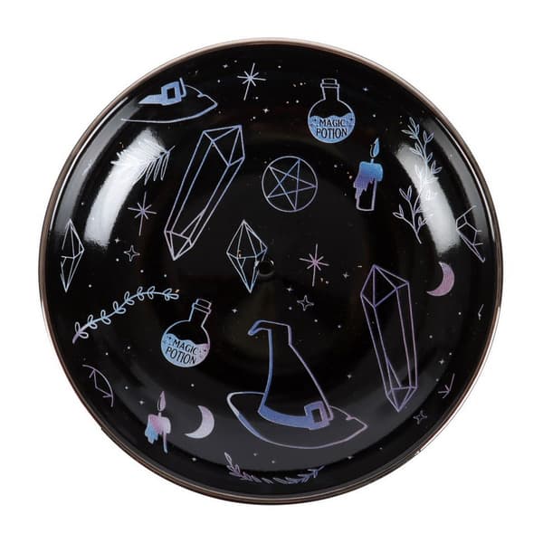 Something Different Crystal Witch Plate Incense Holder