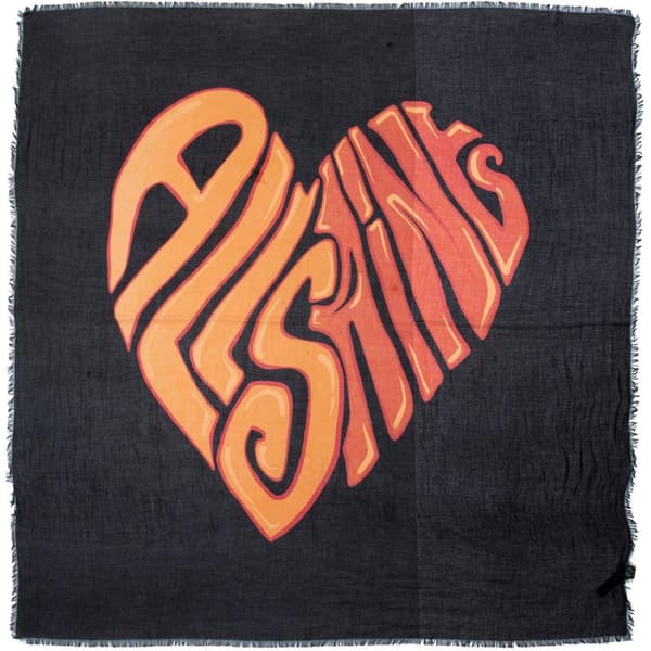 AllSaints Heart Wrap Scarf