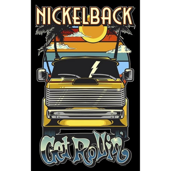 Nickelback Silver Side Up Textile Poster