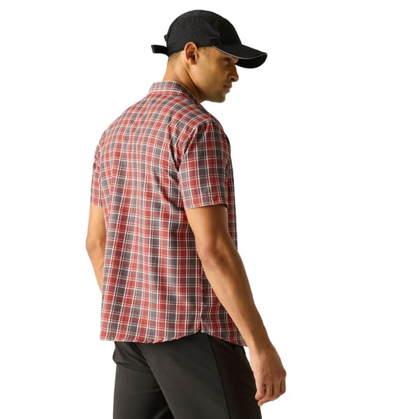 Regatta Mens Mindano Multi Check Short-Sleeved Shirt