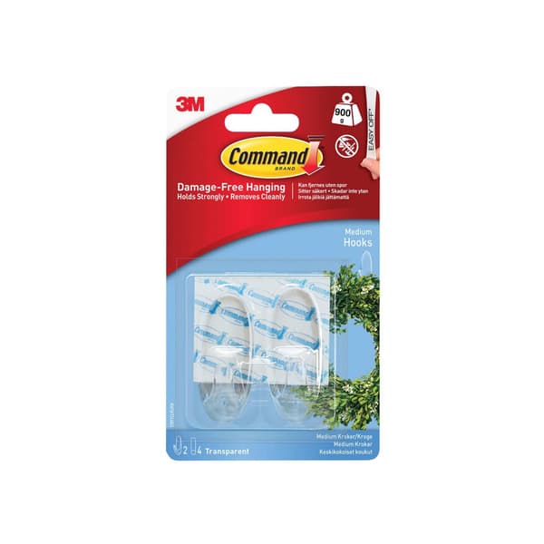Command Clear Hooks med klare strips