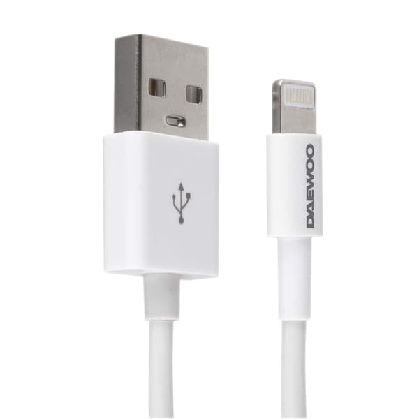 Daewoo USB-A - 8-nastainen Lightning-kaapeli