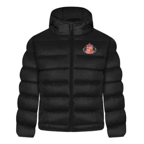 Sunderland AFC Boys Crest Quilted Jacket