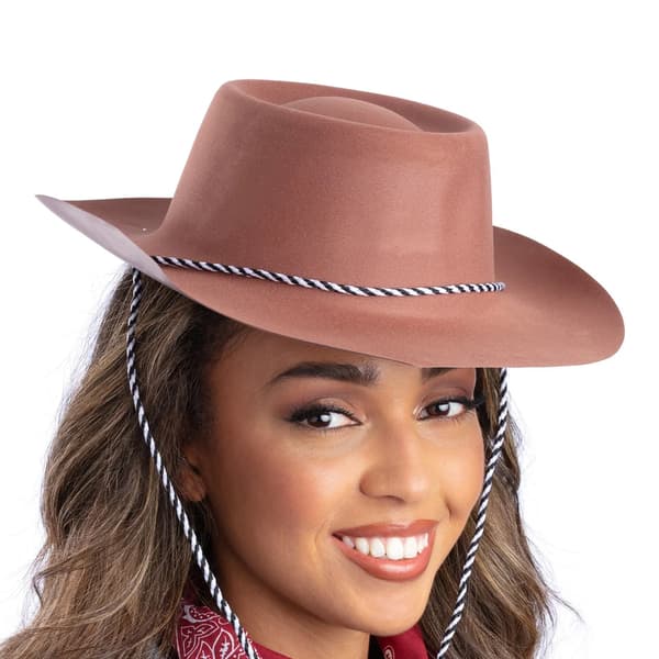 Smiffys Flocked plast cowboyhatt