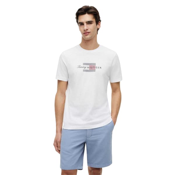 Tommy Hilfiger Mens Script Logo T-Shirt