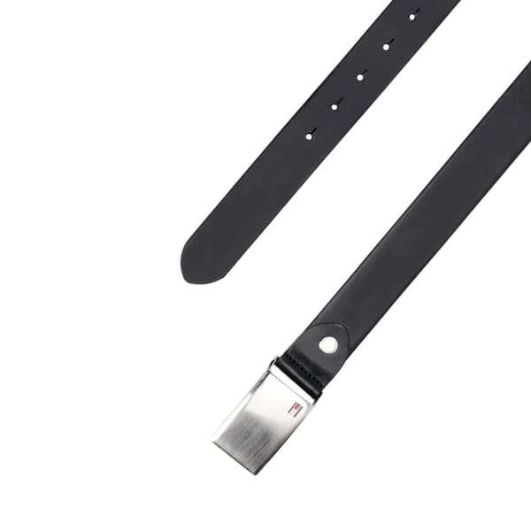 Tommy Hilfiger Logobälte i läder