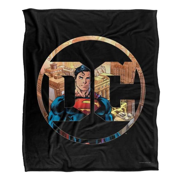 Teräsmies Silkinpehmeä DC Comics Supersoft-peitto