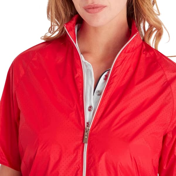 Calvin Klein Dam/Dam Perforerad Vanlig Golfvindjacka
