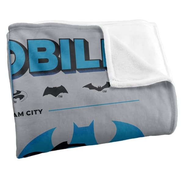 Batman Batmobiles Through The Years Logos Throw