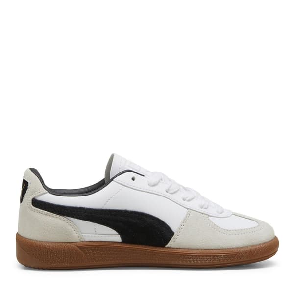 Puma Boys Palermo Classic Leather Flat Trainers