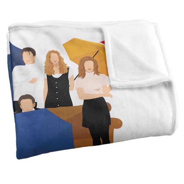 Friends Color Cut Out Soft Touch Blanket