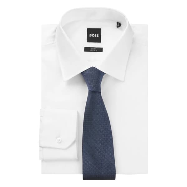 Boss Herr Slips med Geometriskt Mönster i Jacquard