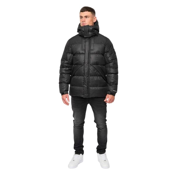 Crosshatch Miesten Tikattu Polyesteritakki