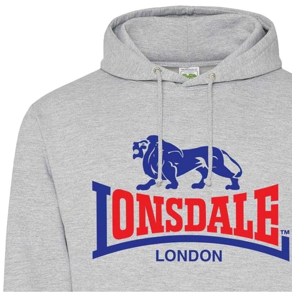 Lonsdale Logo Pullover Hoodie til mænd