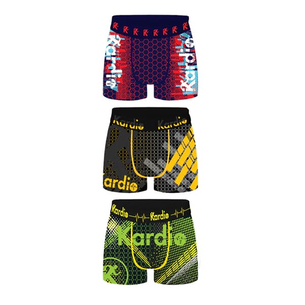 Kardio Herr Geometriska Performance Boxershorts (6-pack)