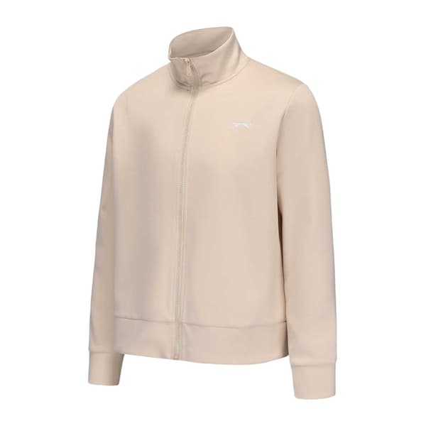 Slazenger Dam Logotyp Ribbad Mudd Softshelljacka