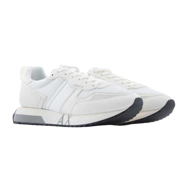 Armani Exchange Mens Mesh Contrast Sole Trainers