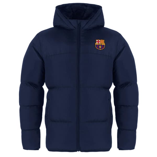 FC Barcelona Mens Crest Quilted Jacket
