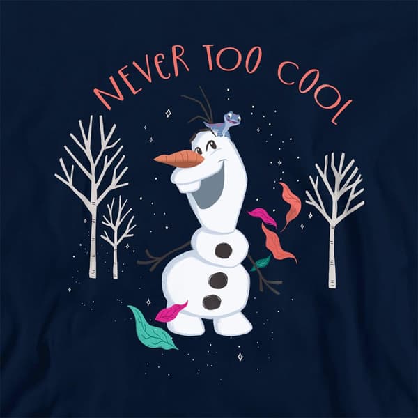 Frost Barn/Barn \"Never Too Cool\" Olaf Tröja med Huva
